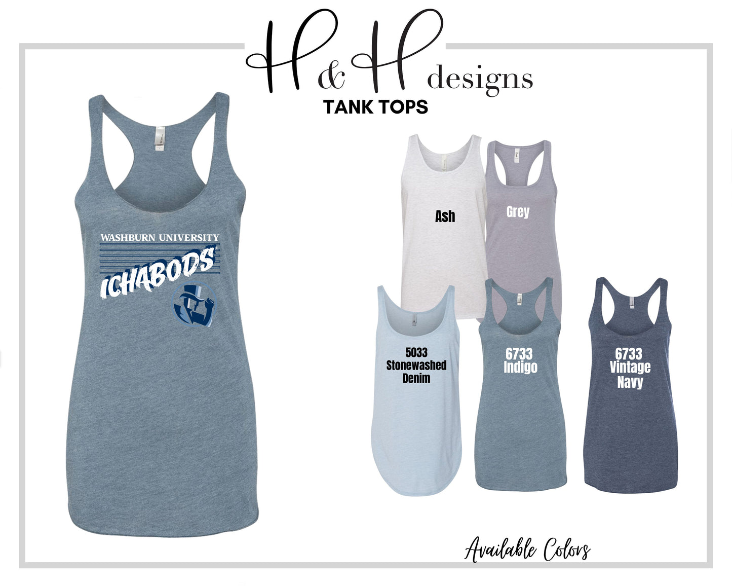 Ichabods Six Rectangles ~ Licensed Apparel ~ HHWU207