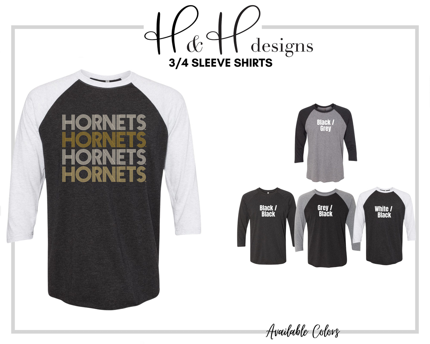 Hornets Prisma Stack ~ Licensed Apparel ~ HHESU105
