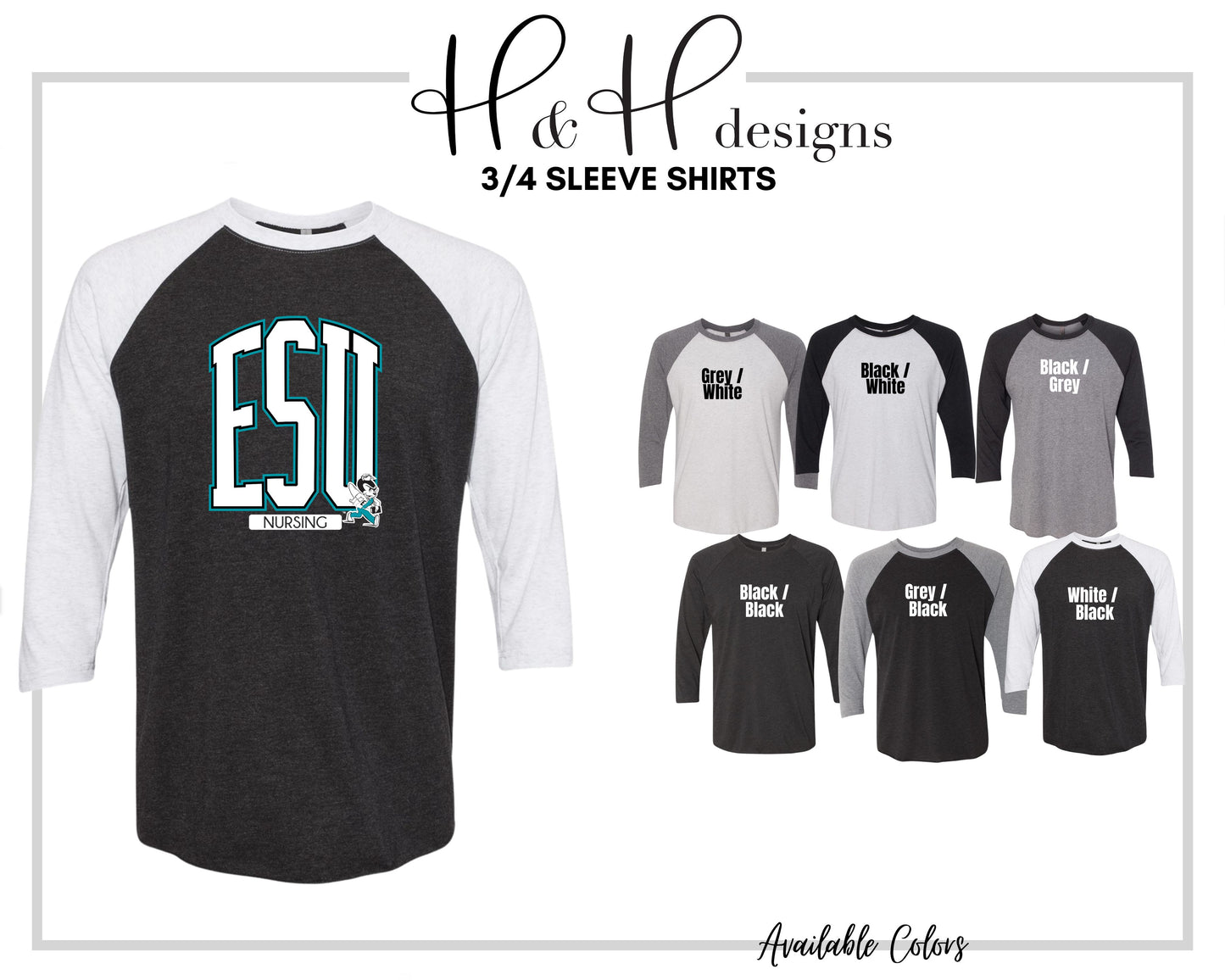 ESU Nursing Arch ~ Licensed Apparel ~ HHESU124