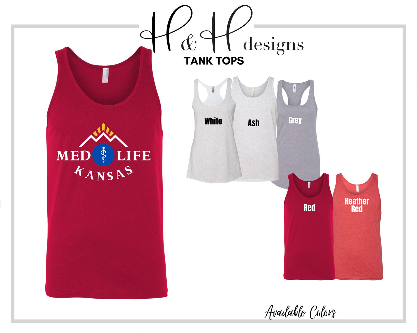 Medlife Kansas for Red~ KU Medlife Licensed Apparel ~ HHKU146