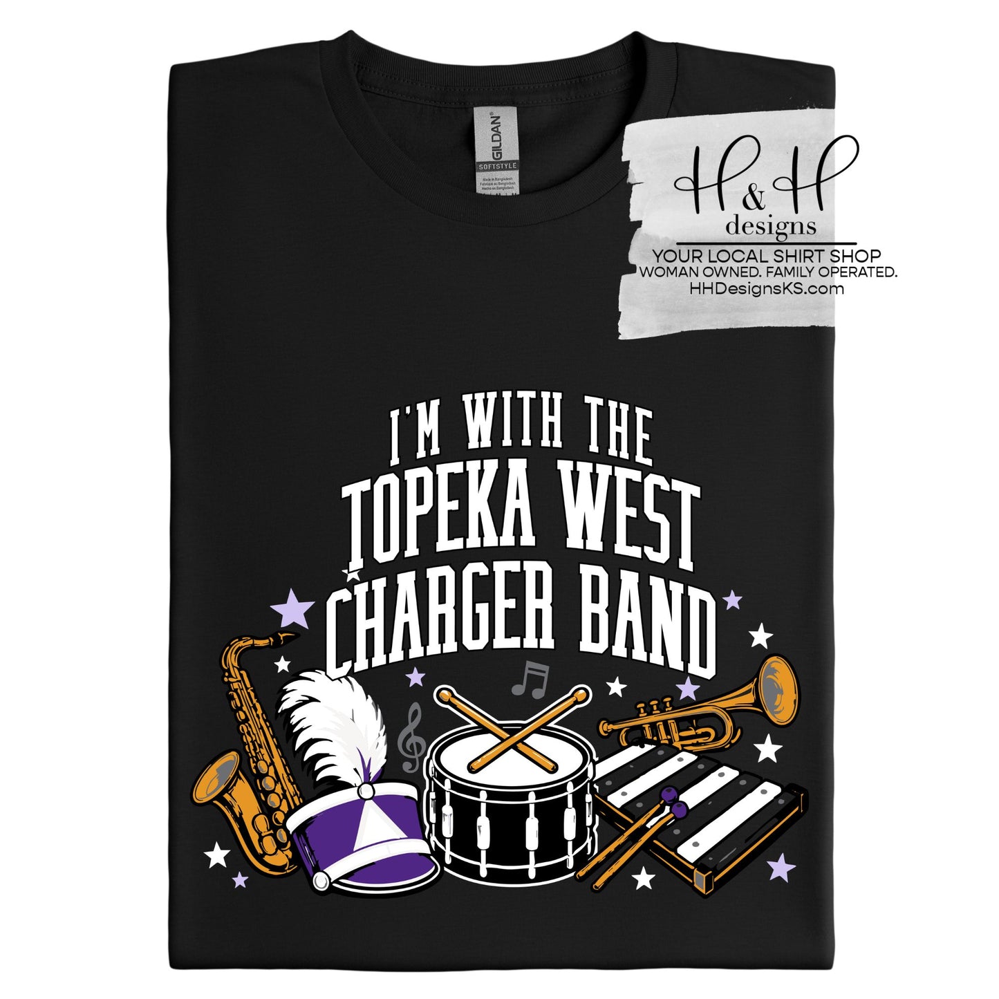 I'm with the Topeka West Charger Band ~ HH763 ~ Topeka West Charger Band Fundraiser 2026