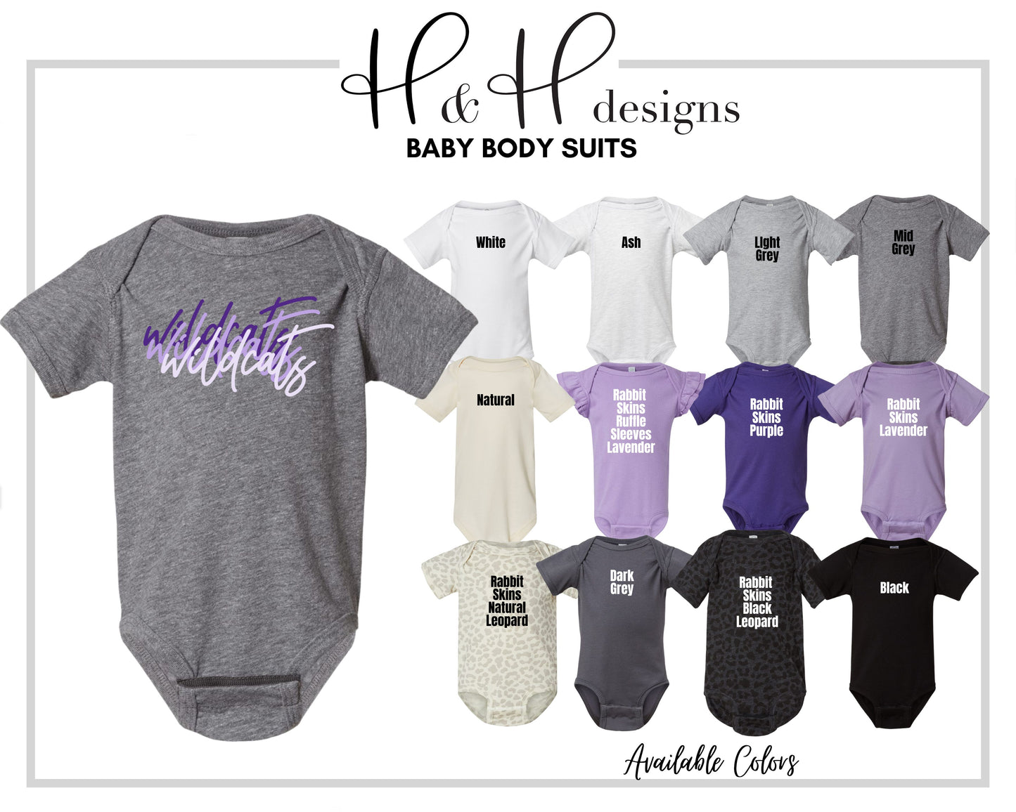 Wildcats Script Stack ~ HHKSU108 ~ Licensed K-State Apparel