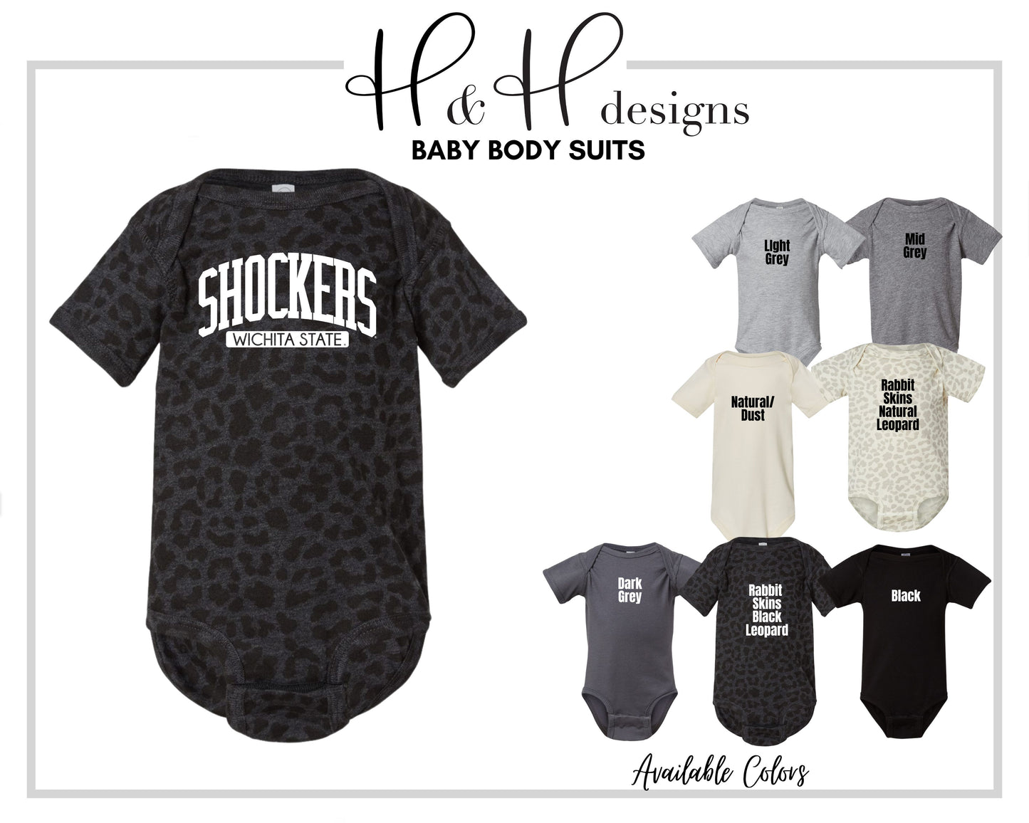 Shockers Classic Block Arch ~ Licensed Apparel ~ HHWSU109