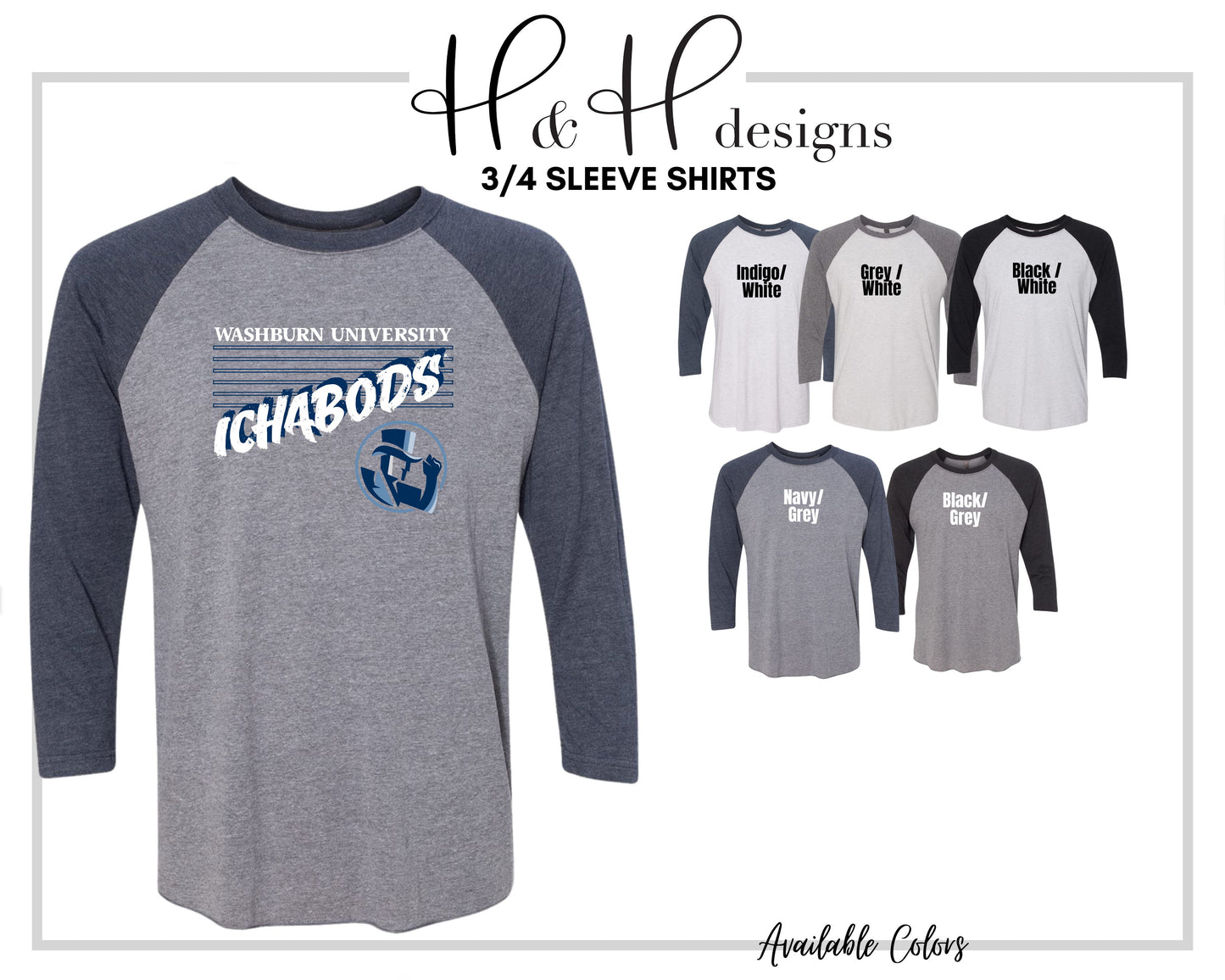 Ichabods Six Rectangles ~ Licensed Apparel ~ HHWU207