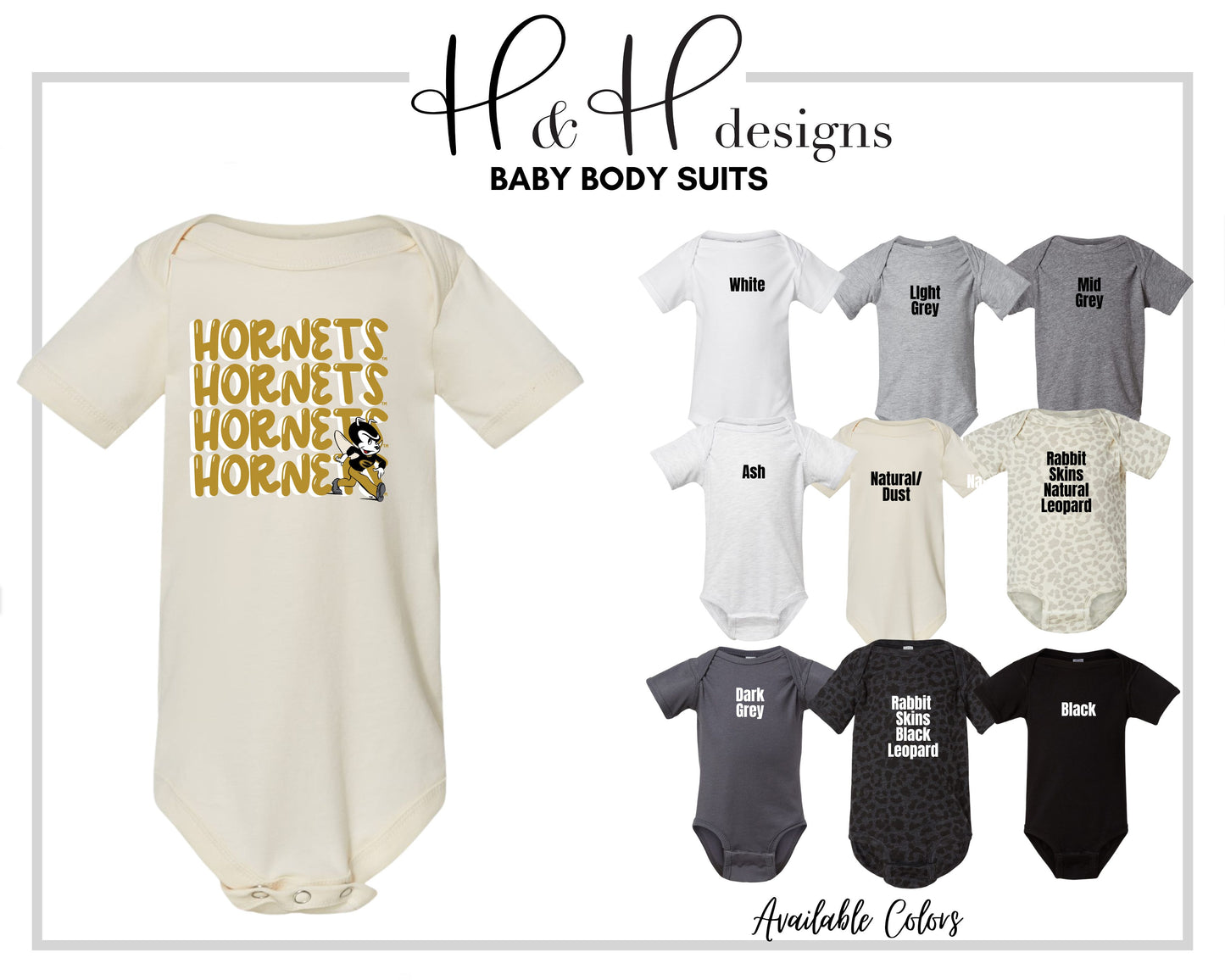 Hornets Doodle Stack ~ Licensed Apparel ~ HHESU111