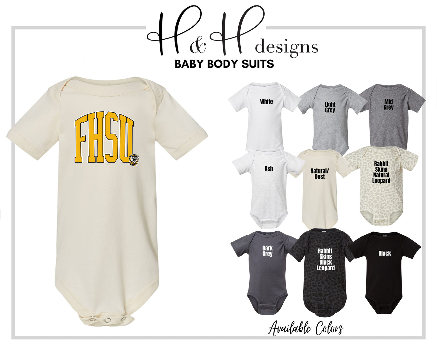 FHSU Arch ~ Licensed Apparel ~ HHFHSU101