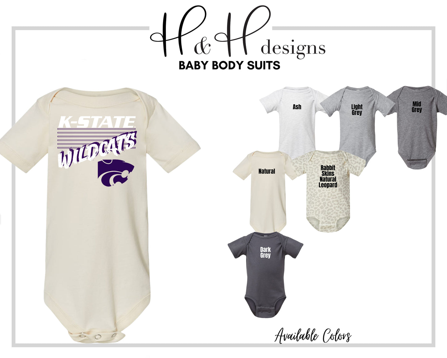 Wildcats Six Rectangles ~ Licensed Apparel ~ HHKSU184