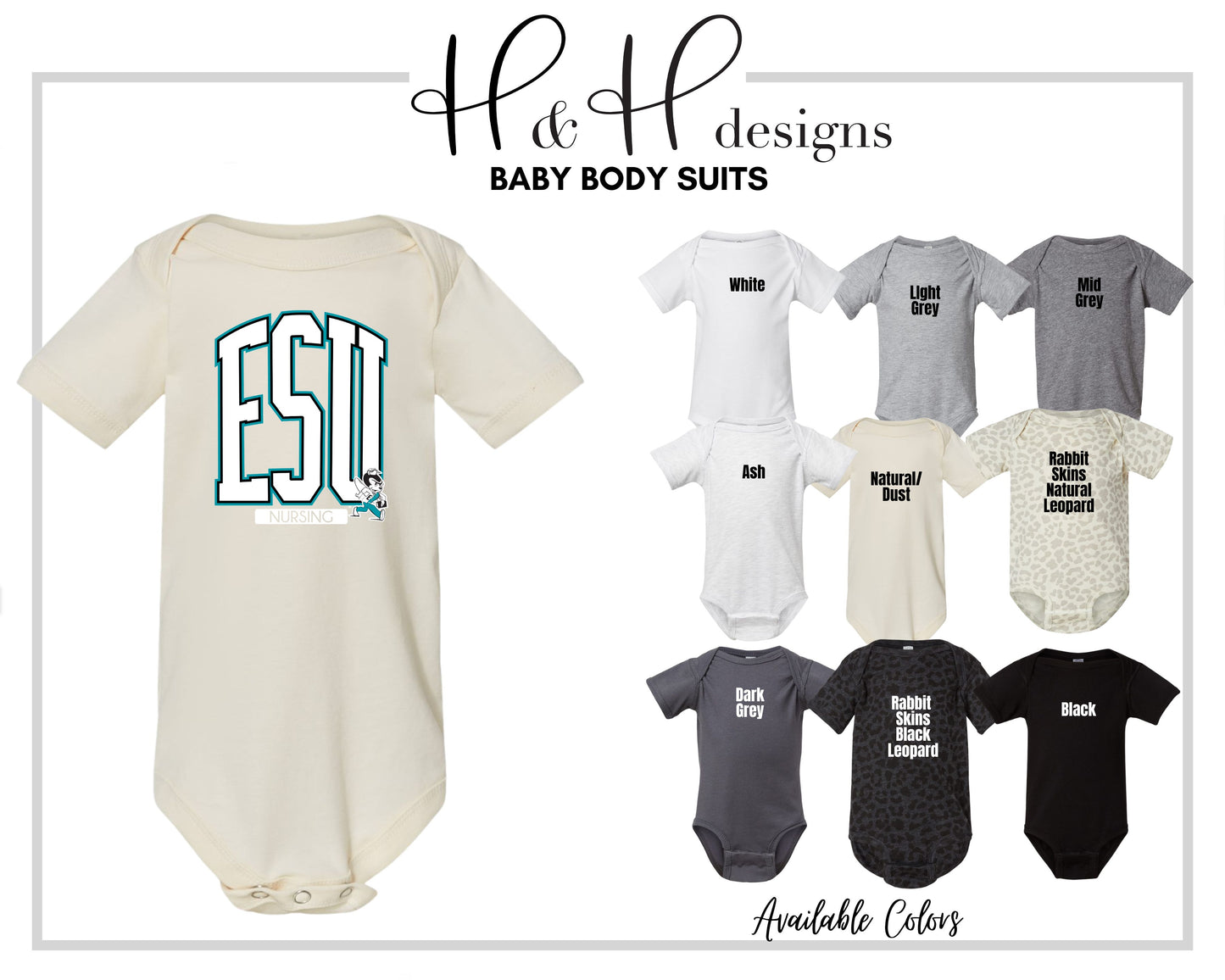 ESU Nursing Arch ~ Licensed Apparel ~ HHESU124