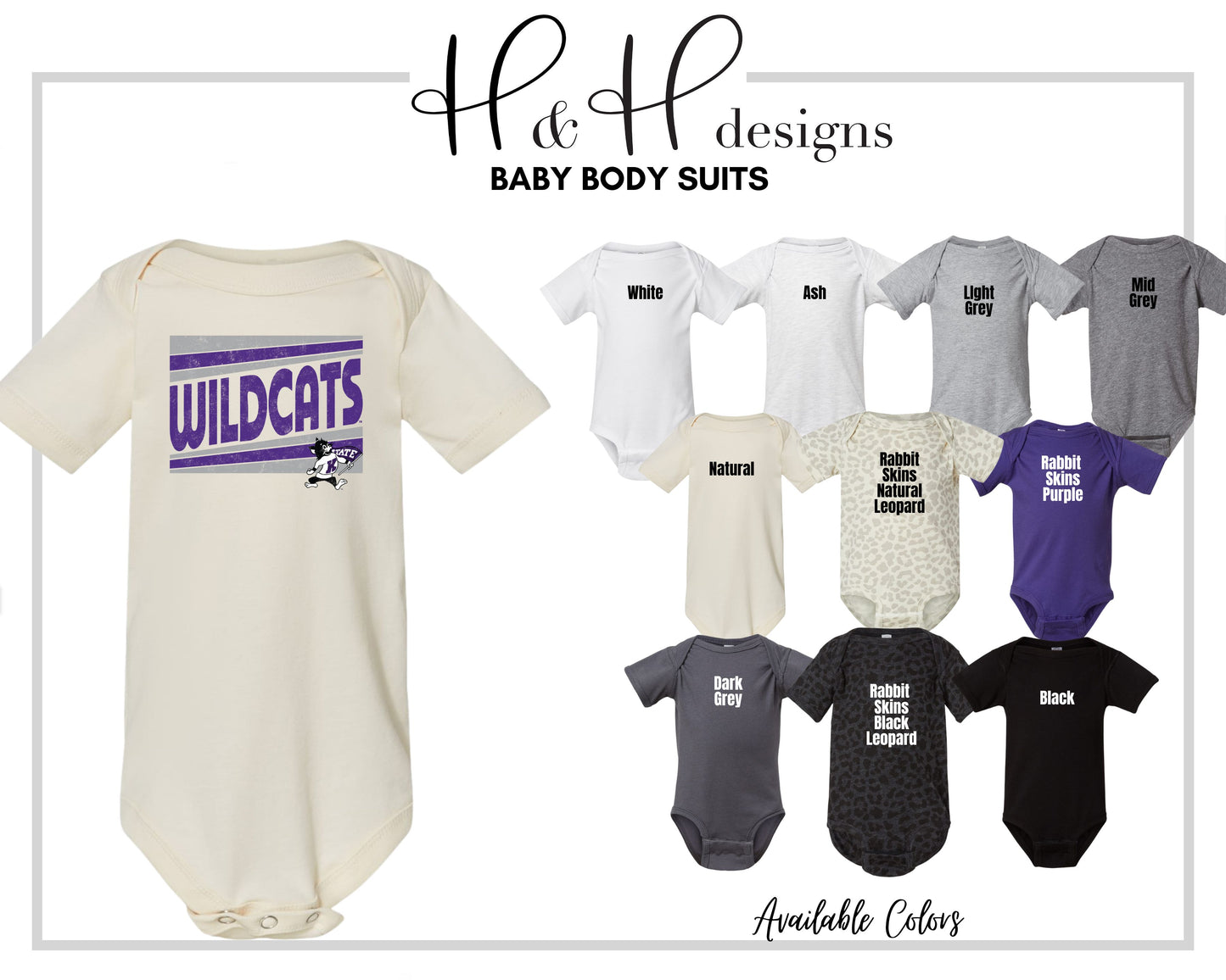 Wildcats Triple Triangle ~ Licensed Apparel ~ HHKSU181