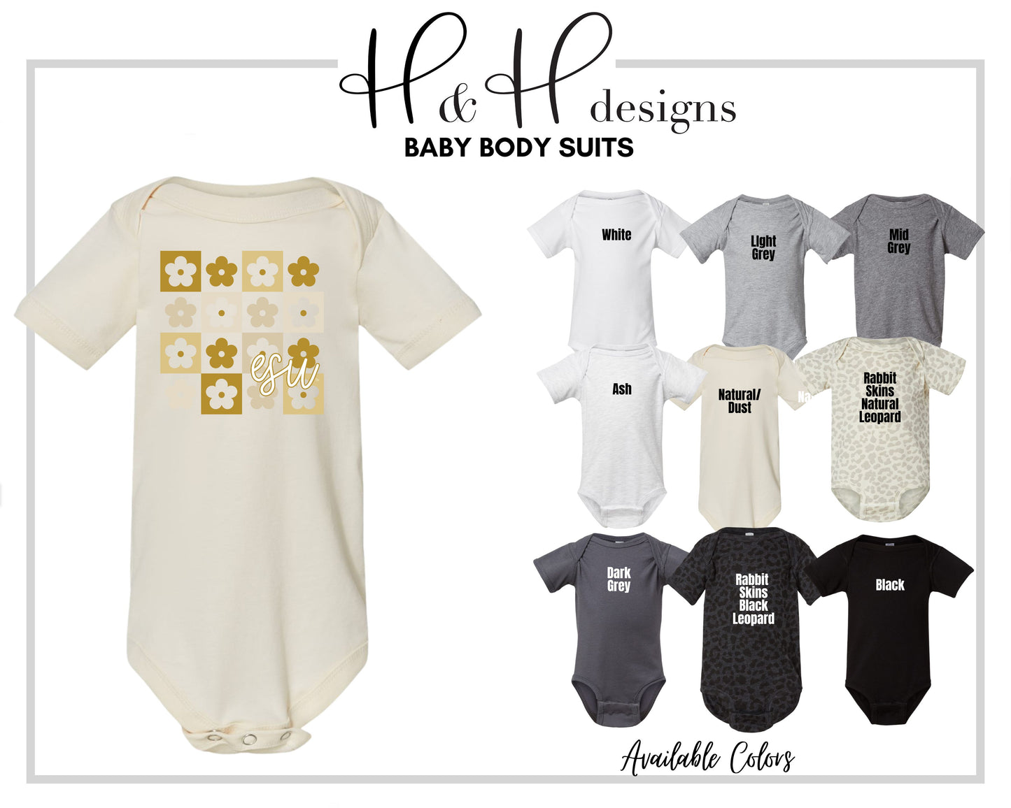 ESU Daisy Block ~ Licensed Apparel ~ HHESU106