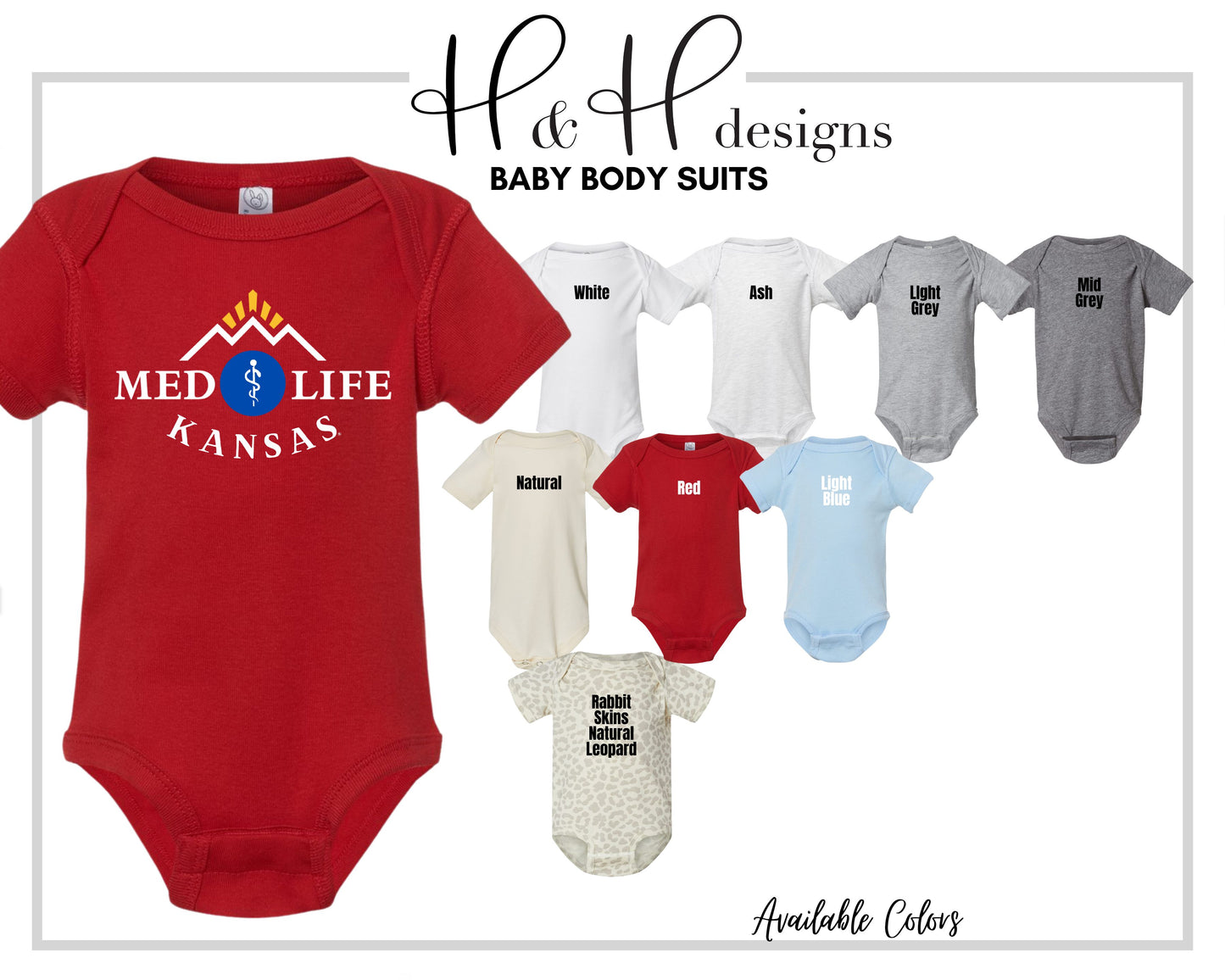 Medlife Kansas for Red~ KU Medlife Licensed Apparel ~ HHKU146