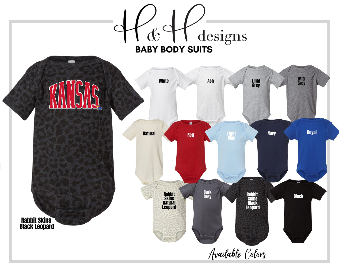 Kansas Arch - Red  ~ Licensed Apparel ~ HHKU121