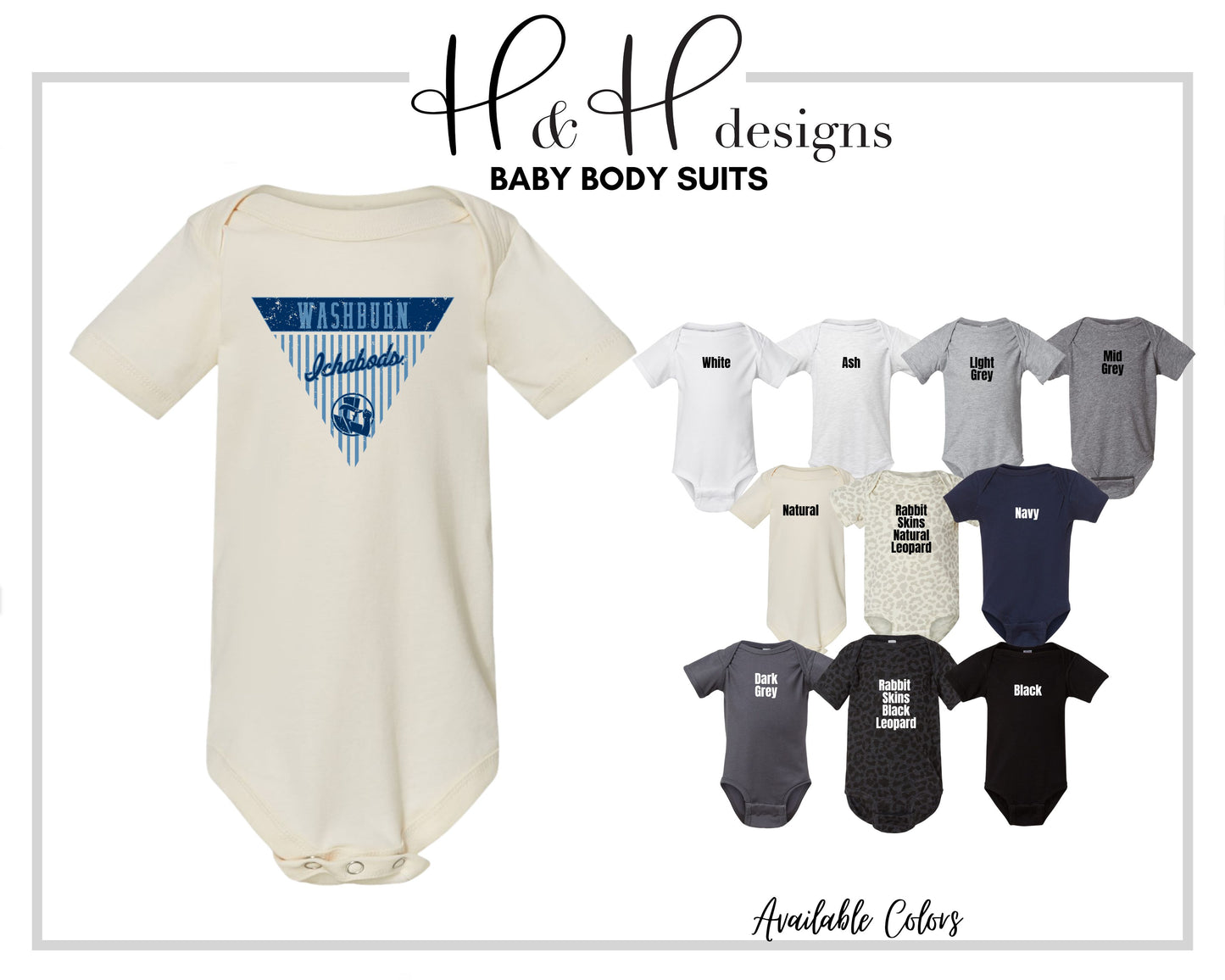 Washburn Striped Pennant ~ Licensed Apparel ~ HHWU219