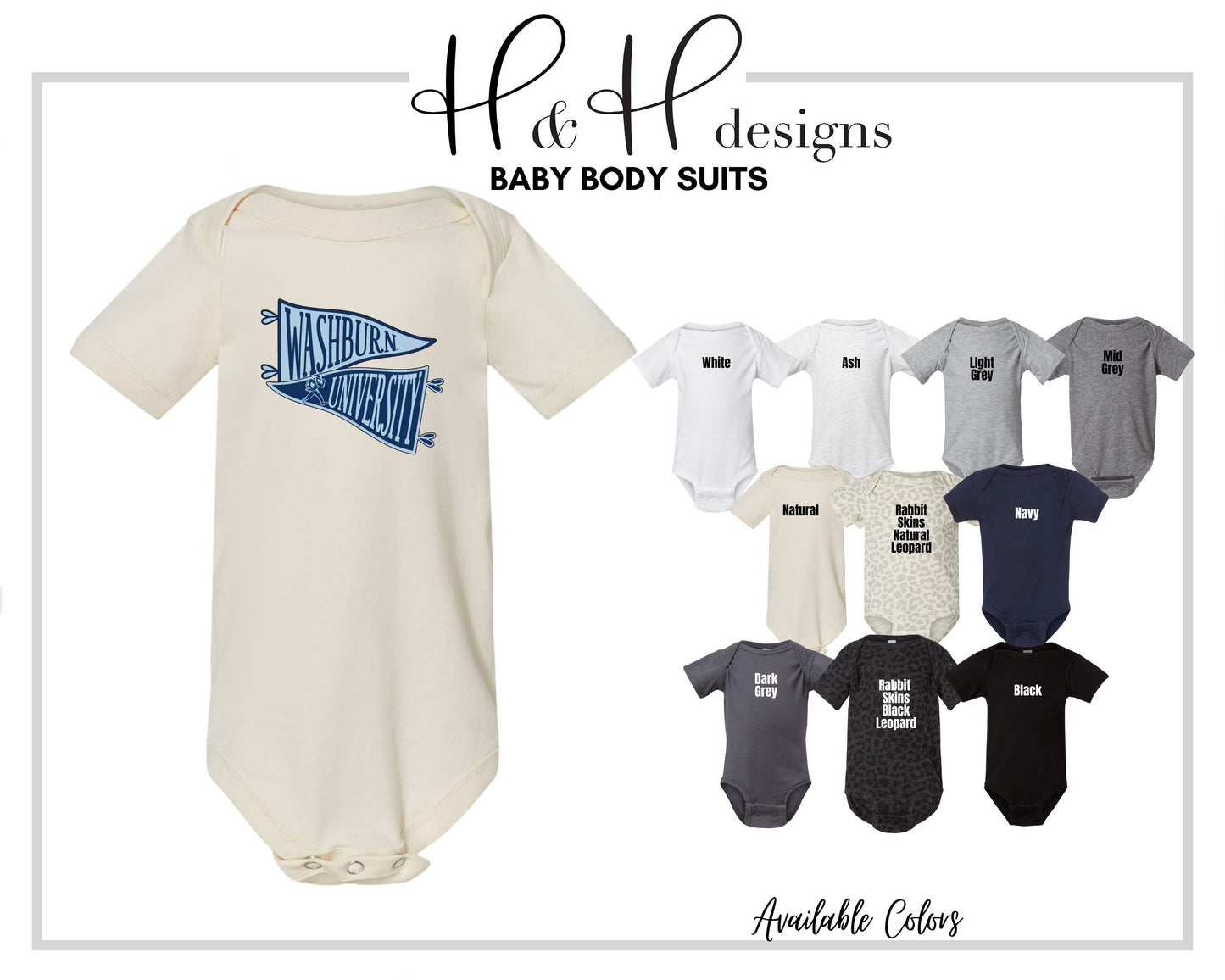 Washburn University Mascot Pennant Stack ~ Licensed Apparel ~ HHWU220