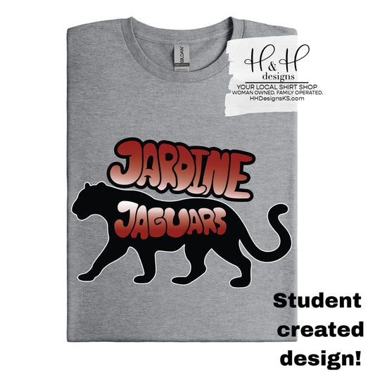 Jardine Jaguars Airbrush Doodle - Student Created Design! ~ Jardine Middle School ~ HH947