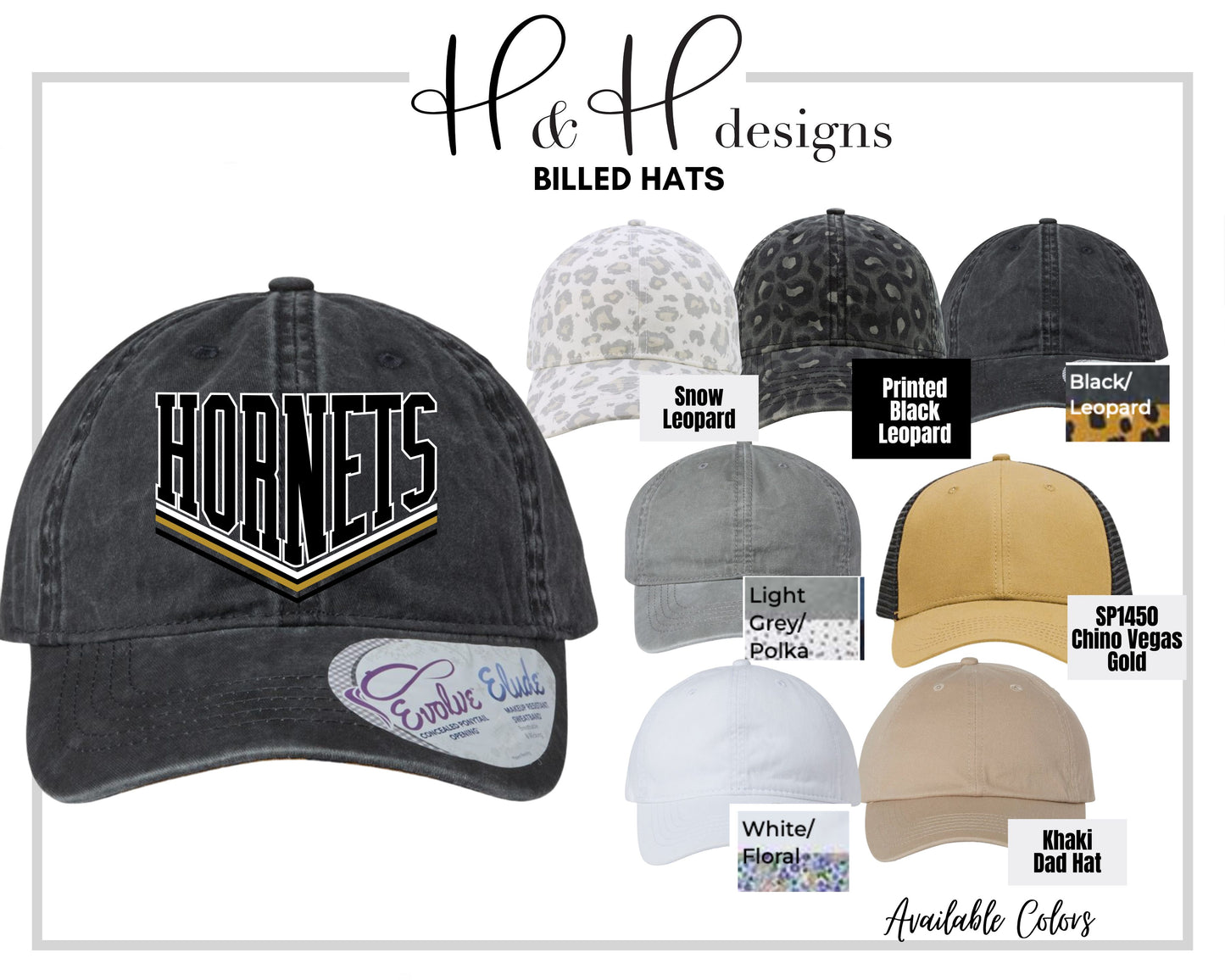 Hornets Double Point ~ Licensed Apparel ~ HHESU107