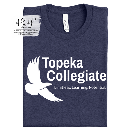 Topeka Collegiate Official ~ White Print ~ Topeka Collegiate 2025
