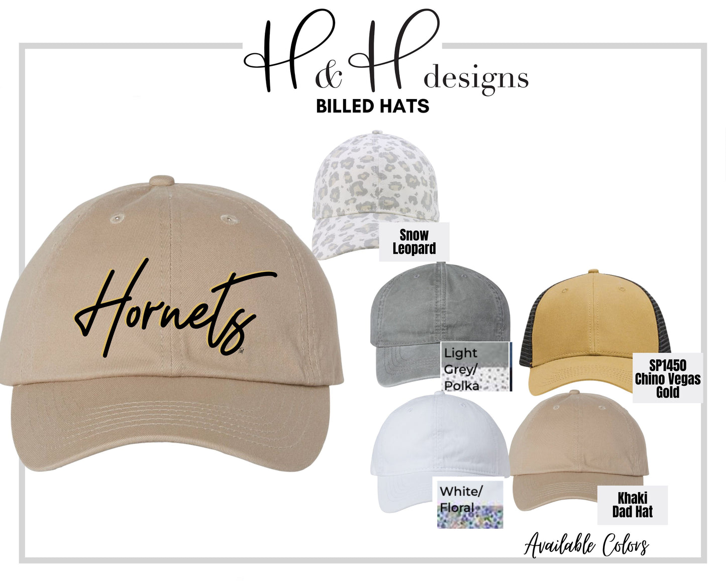 Hornets Script Stack ~ Licensed Apparel ~ HHESU103