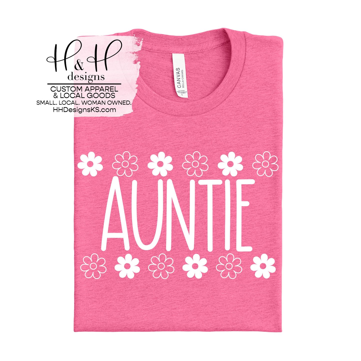 Auntie Floral Block