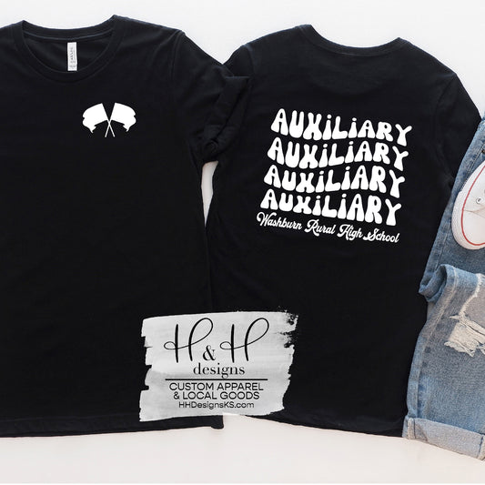 Washburn Rural Auxiliary Retro Wavy