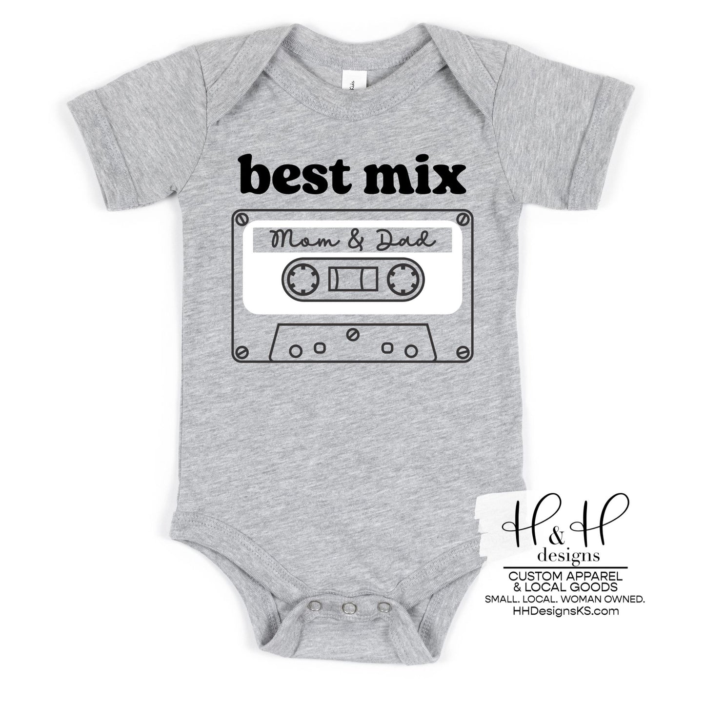 Best Mix Announcement Onesie