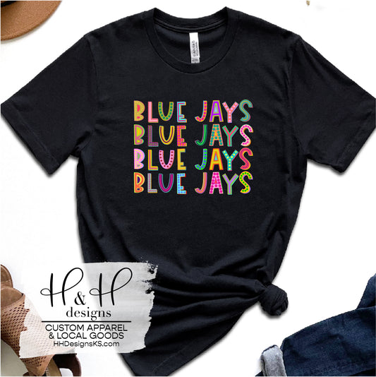 Blue Jays Rainbow Marquee