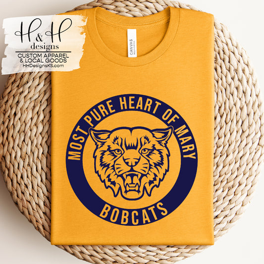 NAVY Bobcats Round ~ Most Pure Heart of Mary Fall 2024 PTM Fundraiser- MPHM6
