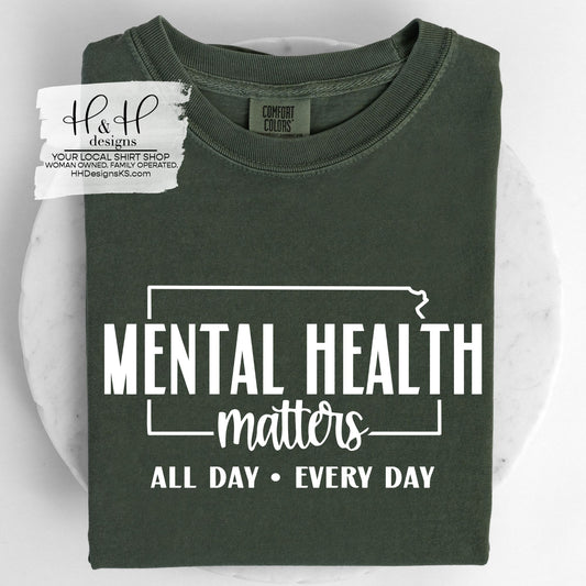 Mental Health Matters ~ Kansas Outline ~ Florence Crittenton Mental Health Awareness Fundraiser