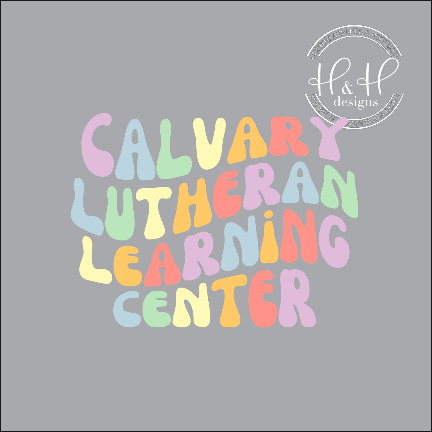 Calvary Lutheran Retro Wavy - Calvary Lutheran Early Learning Center