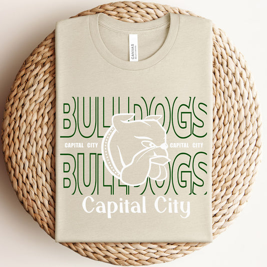 Capital City Bulldogs Hallow Outline ~ HH266