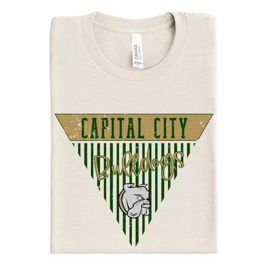 Capital City Bulldogs Striped Pennant ~ HH262