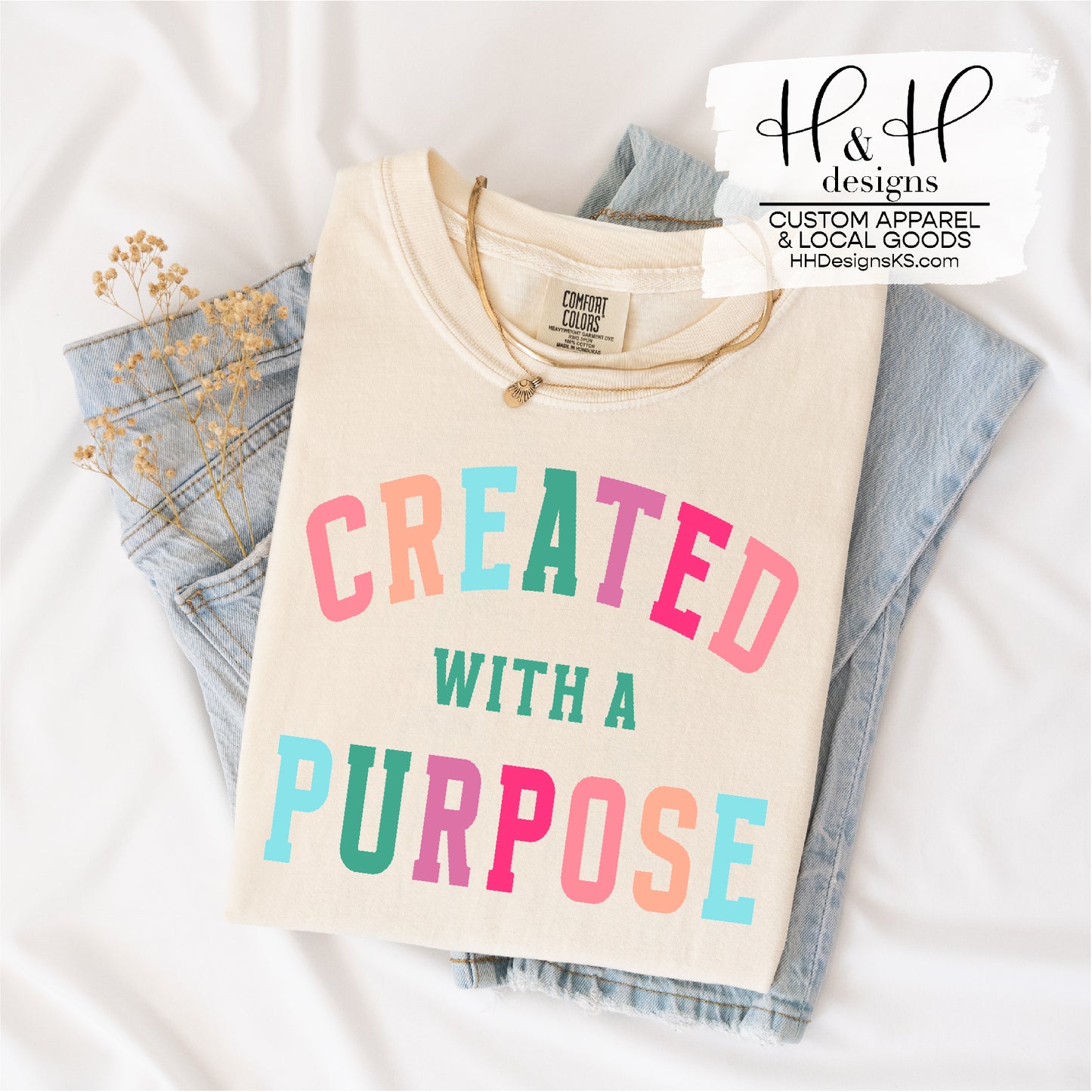 Created with a Purpose - Rainbow Block