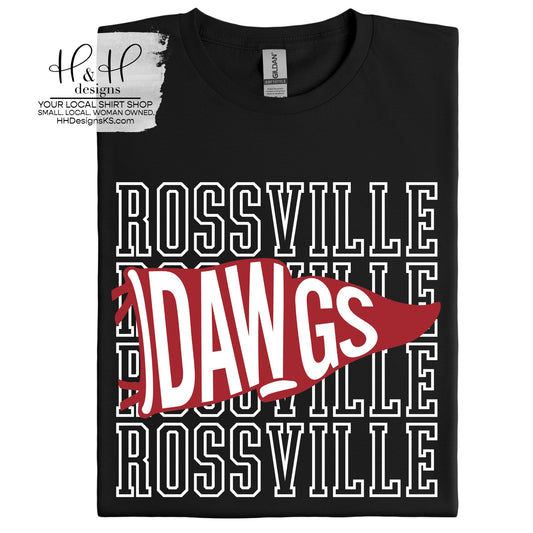 Dawgs Pennant Stack