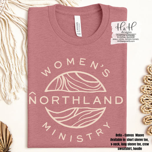 Design 3 on Mauve ~ Northland Women's Ministry