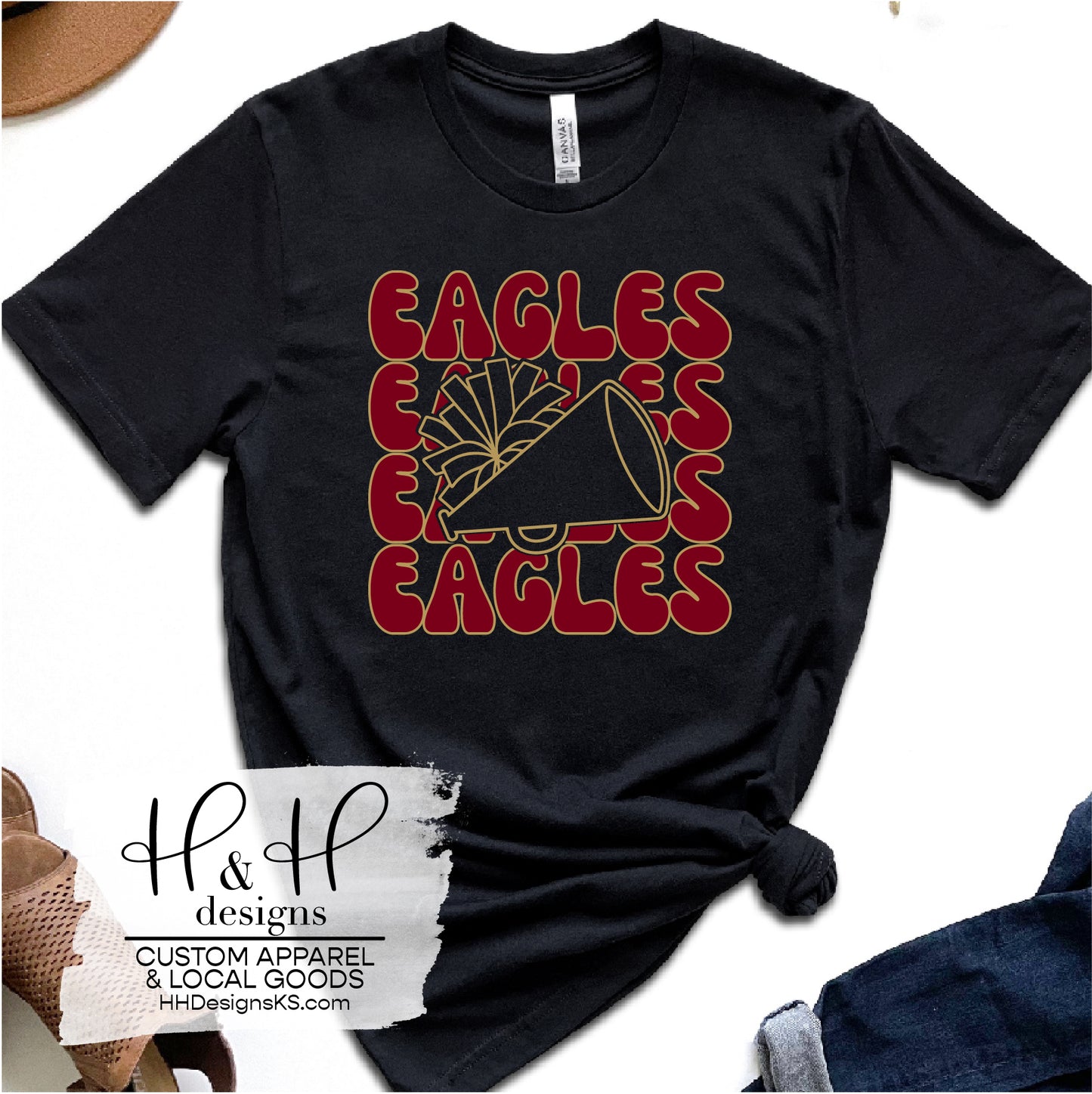 Eagles Cheer Retro Megaphone