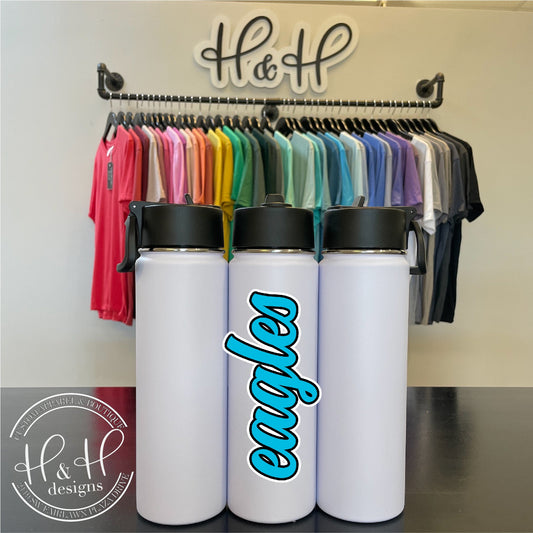 Eagles Double Script - 22oz Bottle