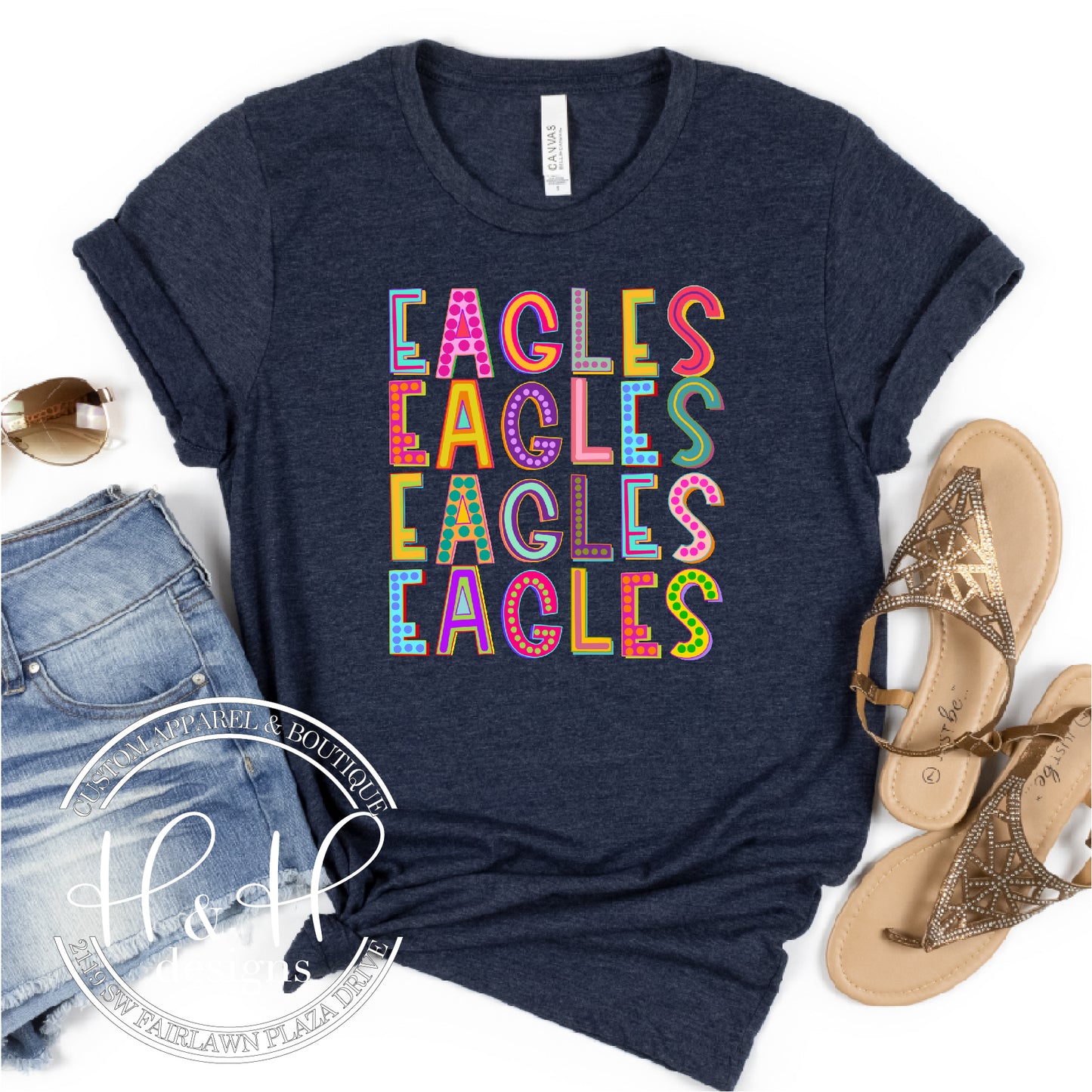 EAGLES Rainbow Marquee