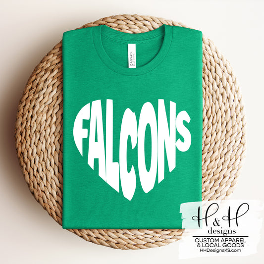 Falcons Heart ~ French Middle School Fundraiser