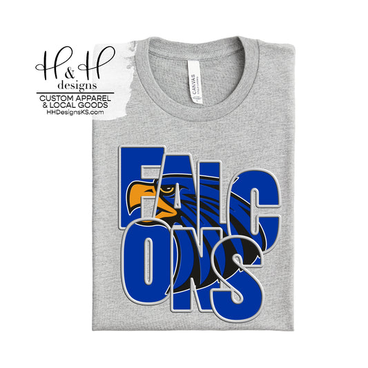 Falcons Knockout Embroidery ~ Falcons North Fairview Fall 2024