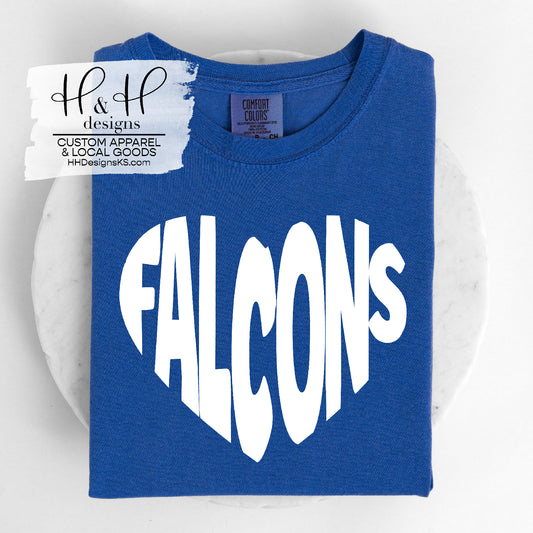 Falcons Heart ~ Falcons North Fairview Fall 2024