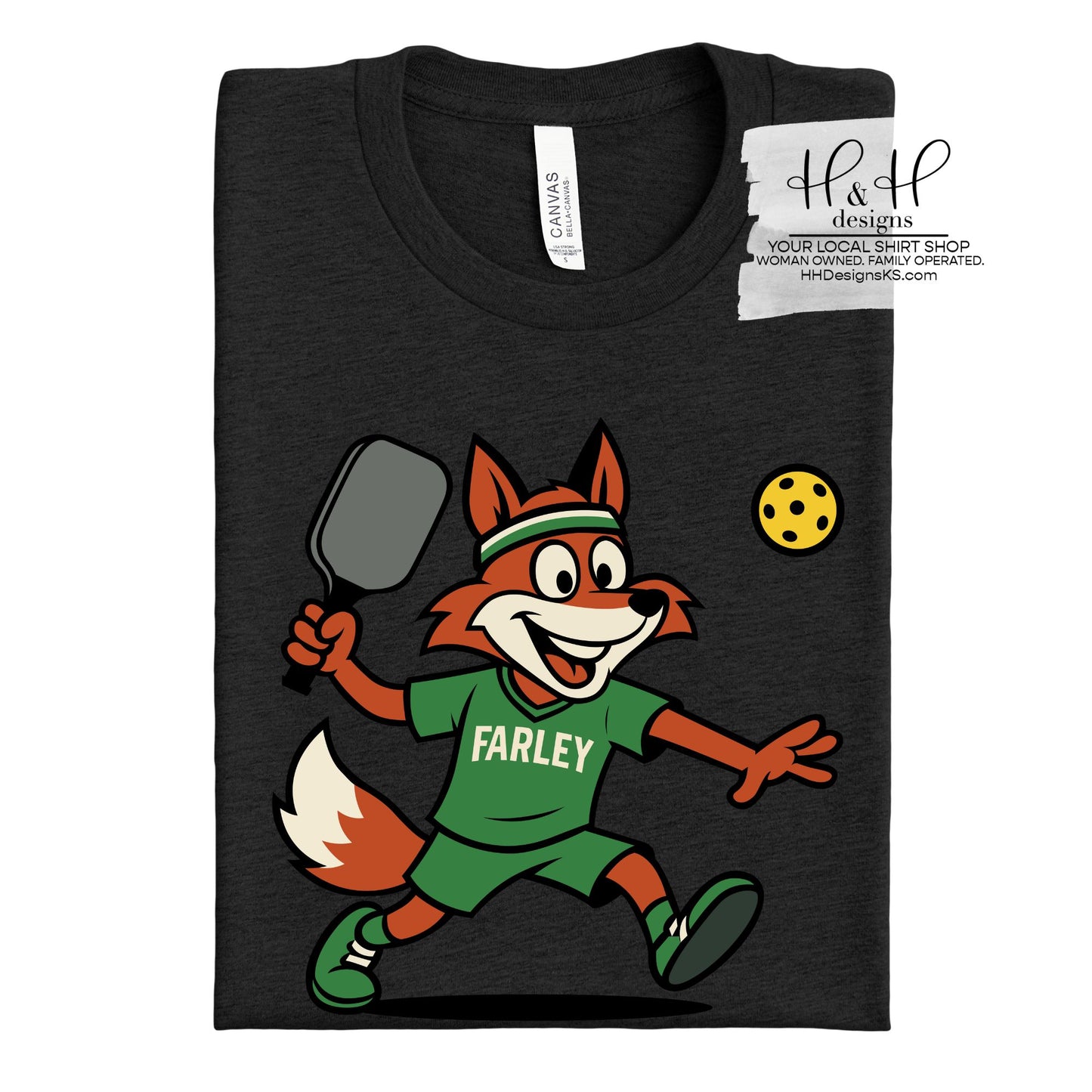 Farley Pickleball Club ~ Black ~ Farley Clubs Fundraiser