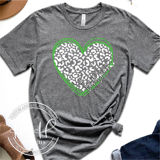 Farley Teacher Hallow Leopard Heart