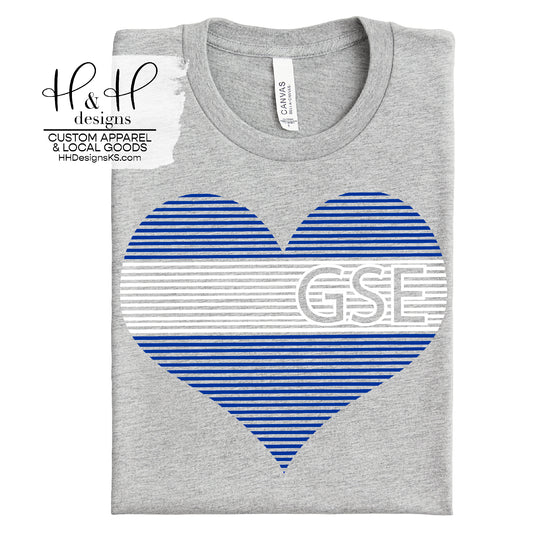 Grand Star Lined Heart ~ School Delivery Option