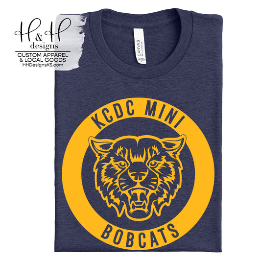 GOLD KCDC Mini Bobcats Round ~ Most Pure Heart of Mary PTM Fundraiser- MPHM13