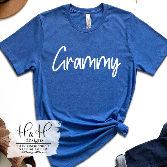 Grammy White Script