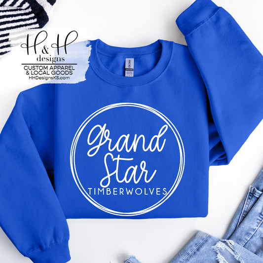 Grand Star Hand Lettered Round Script ~ School Delivery Option
