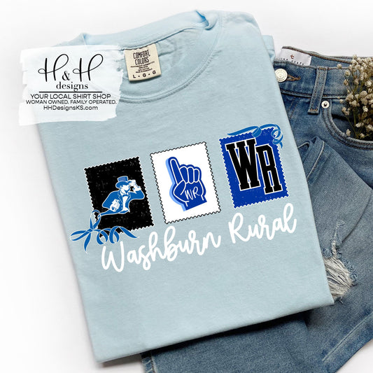 Washburn Rural Stamps and Bows ~ Customize with Sport ~ HH101