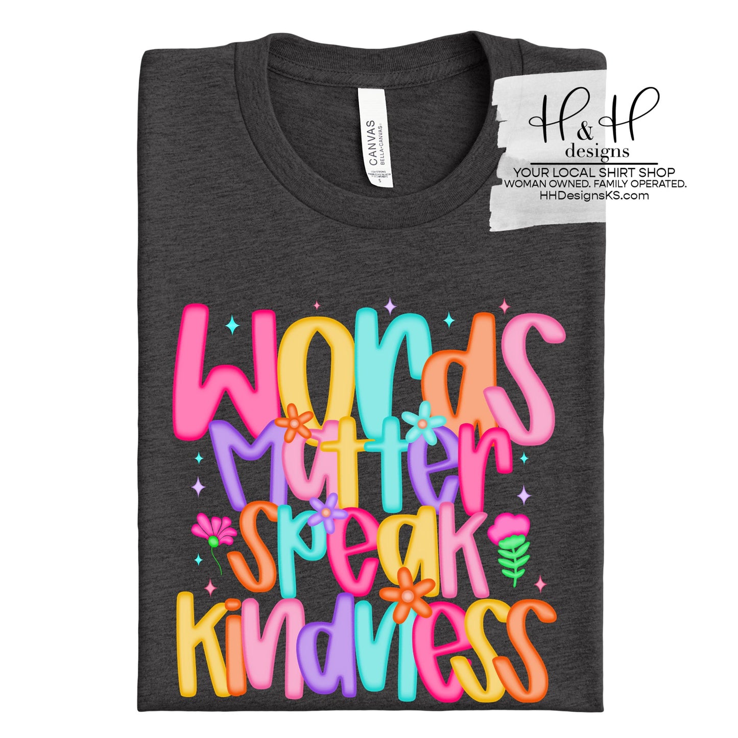 Words Matter Speak Kindness doodle ~ HH2047