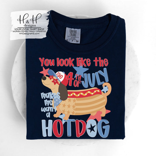 You look like the 4th of July Hotdog ~ HH2051