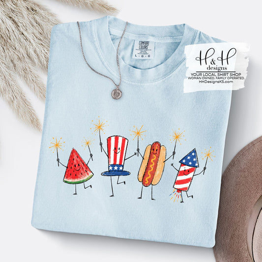 Patriotic Firework Doodle ~ HH2054
